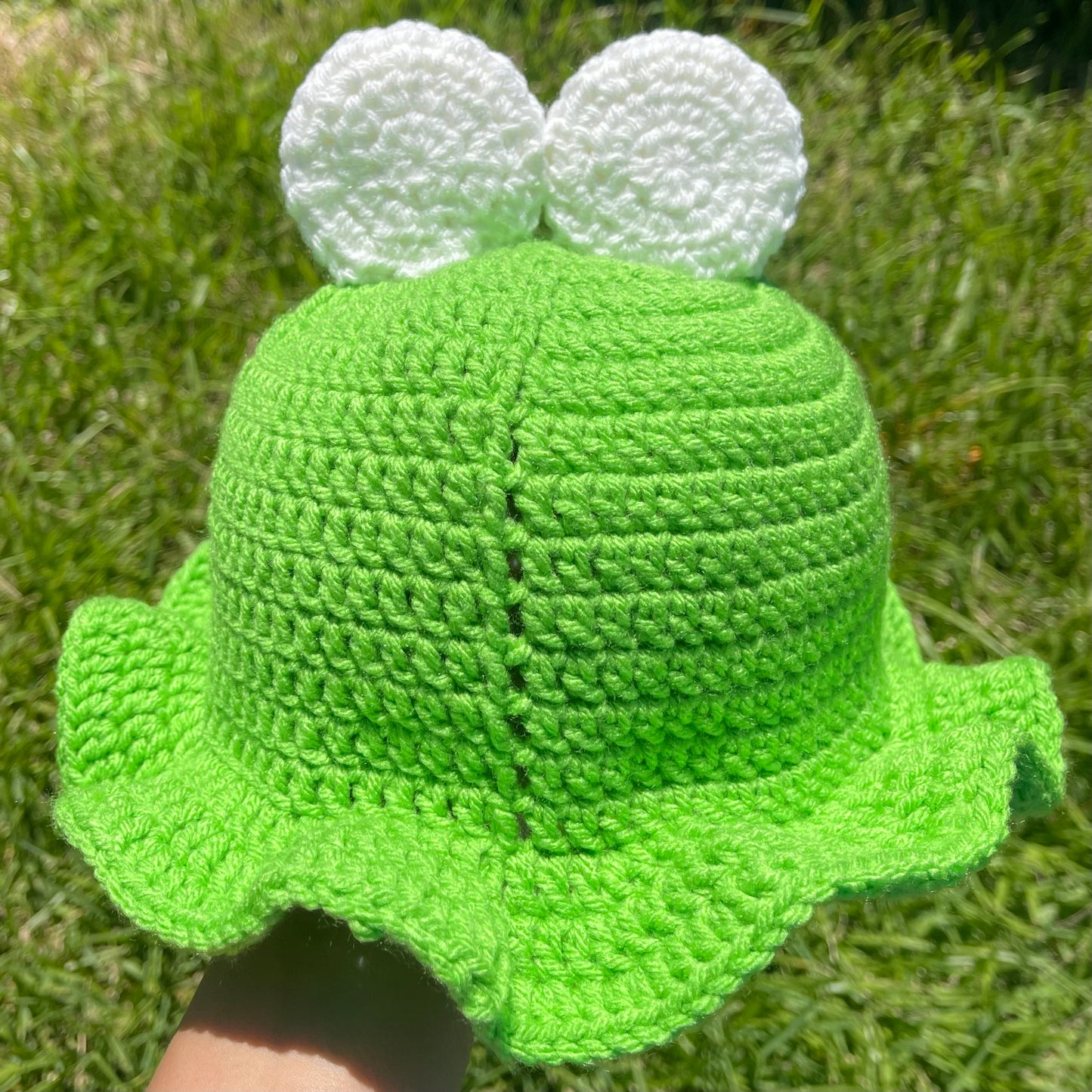 Green Frog Hat