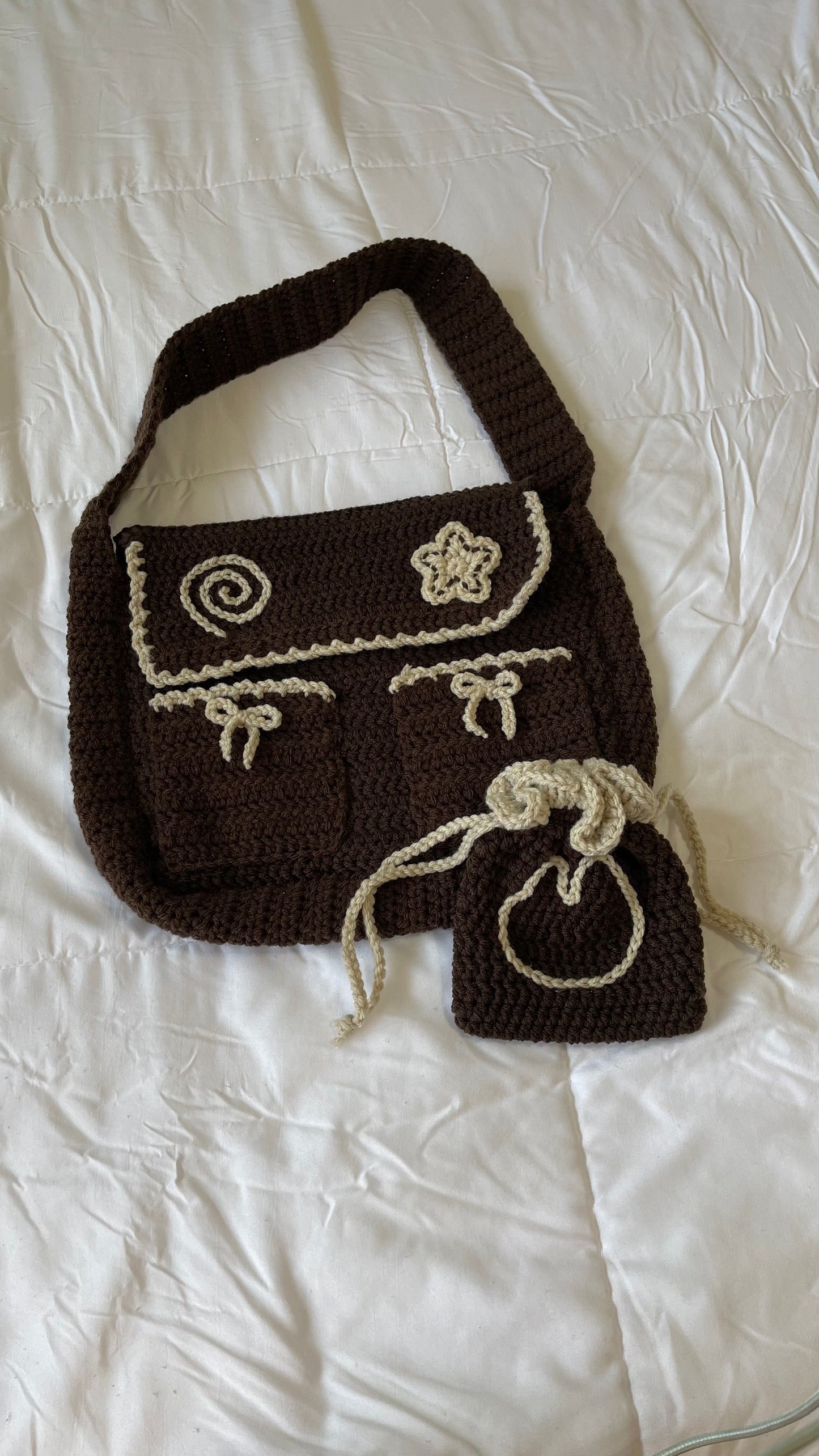 Crochet pouches