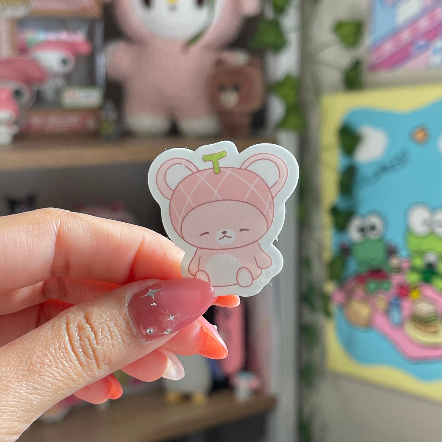 Melon bear stickers