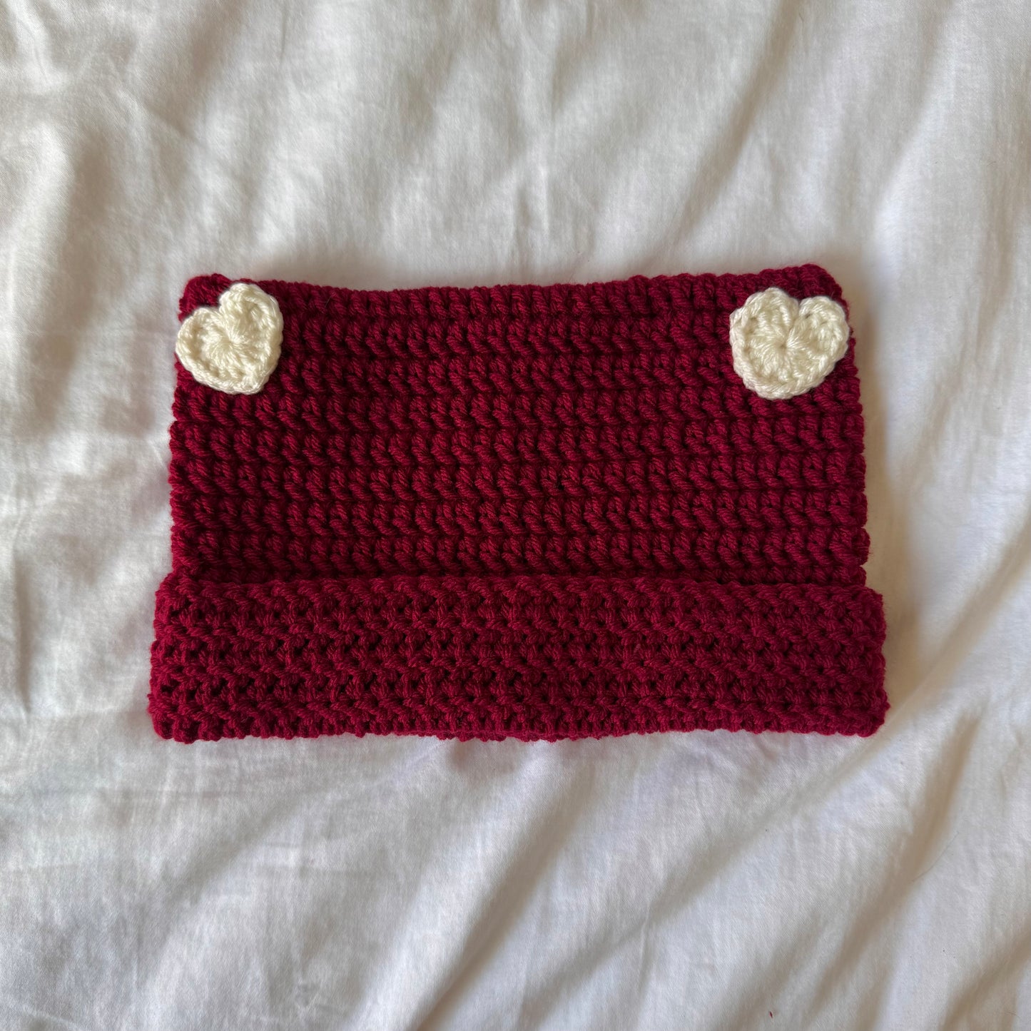 Heart cat beanies