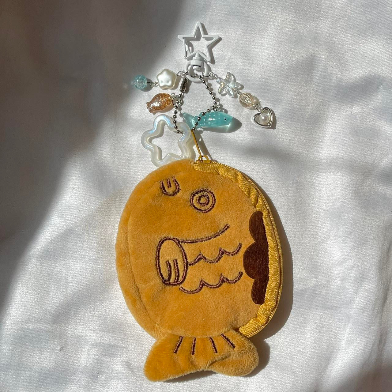 Taiyaki pouch keychain (made to order)