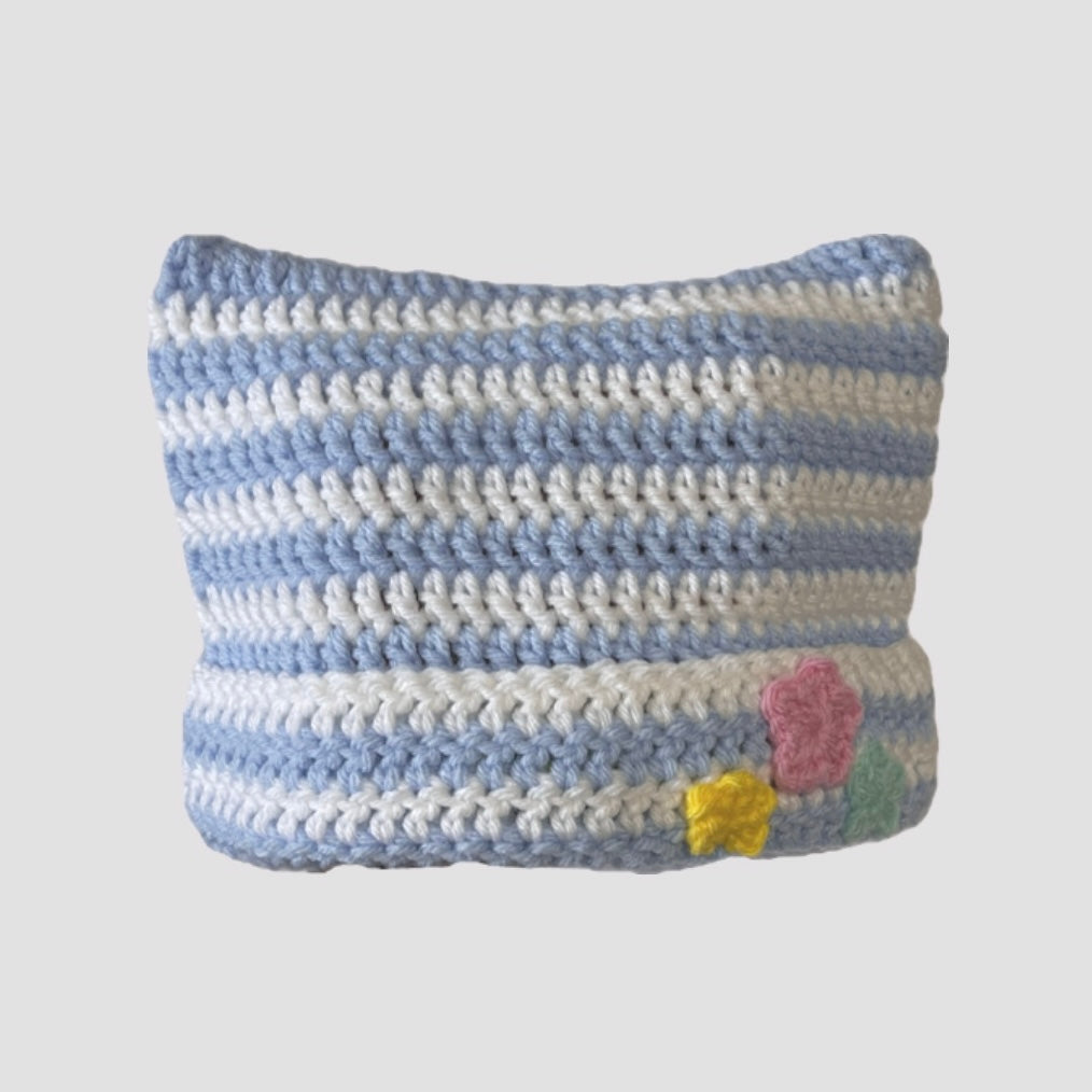 Cinnamoroll crochet cat beanie (made to order)