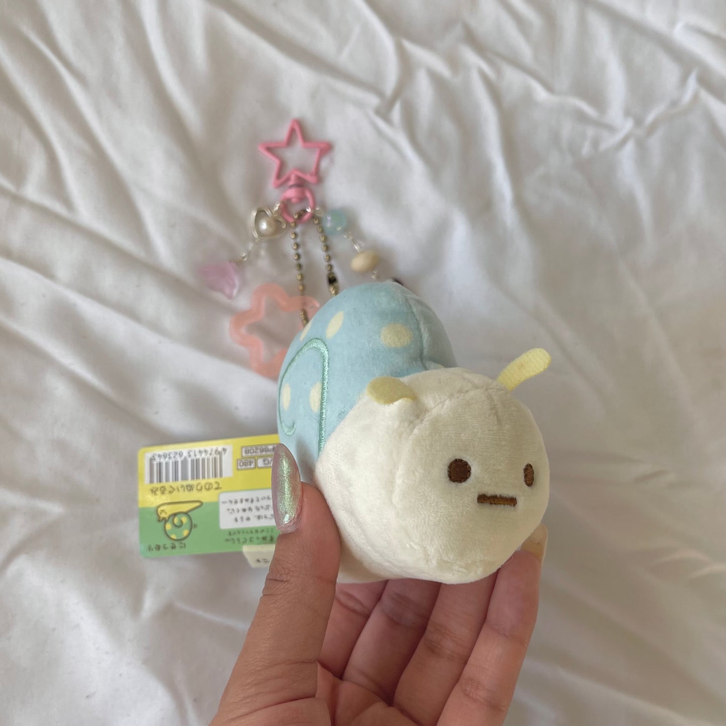 Nisetsumuri snail plush keychain