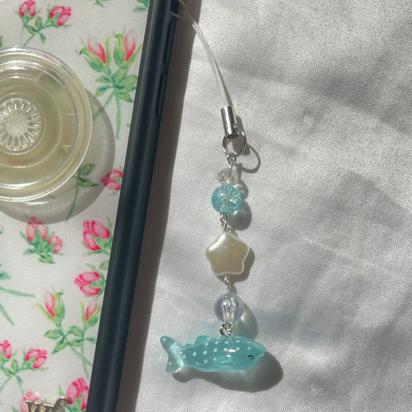 Whale shark phone charm (made to order)