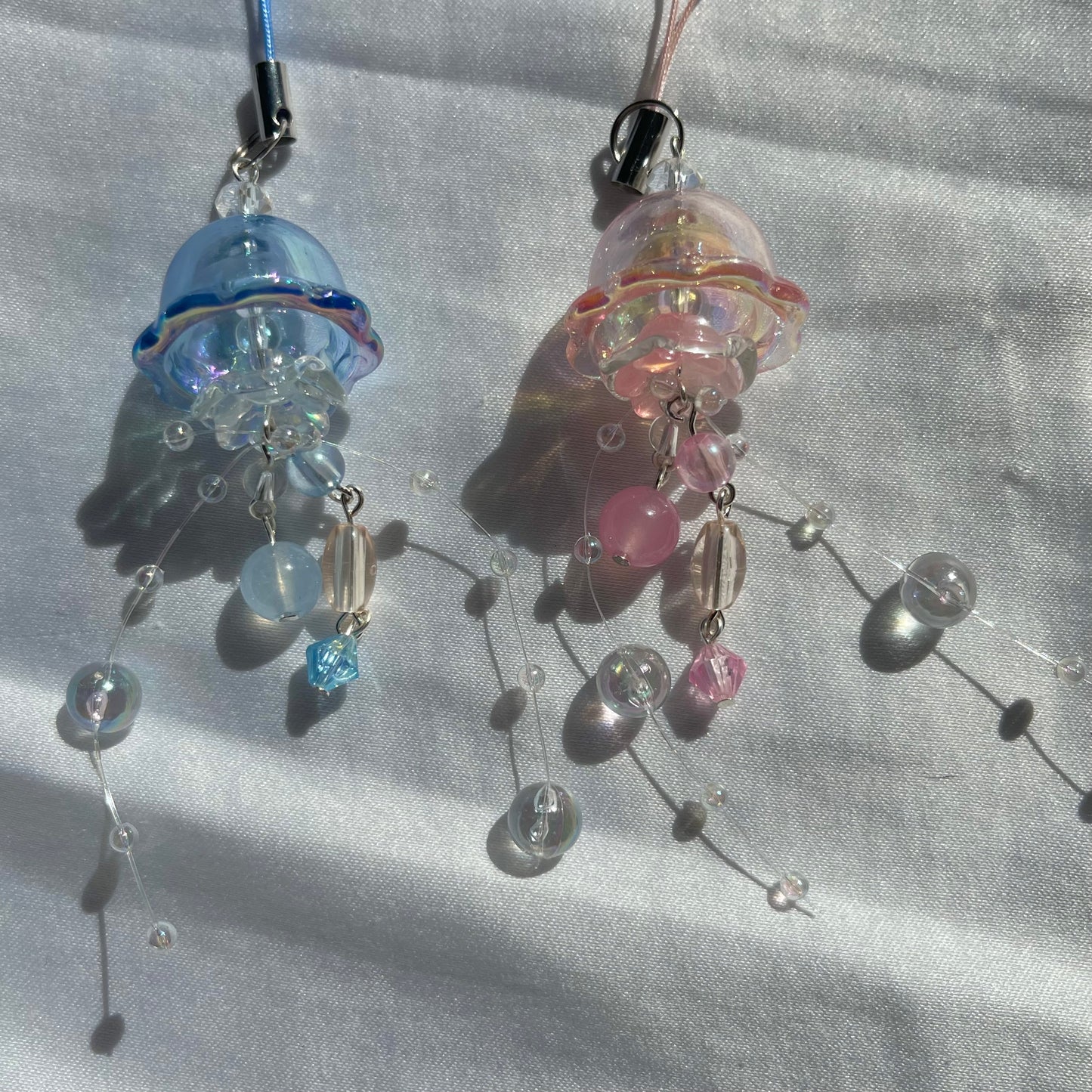 Jellyfish phone charms
