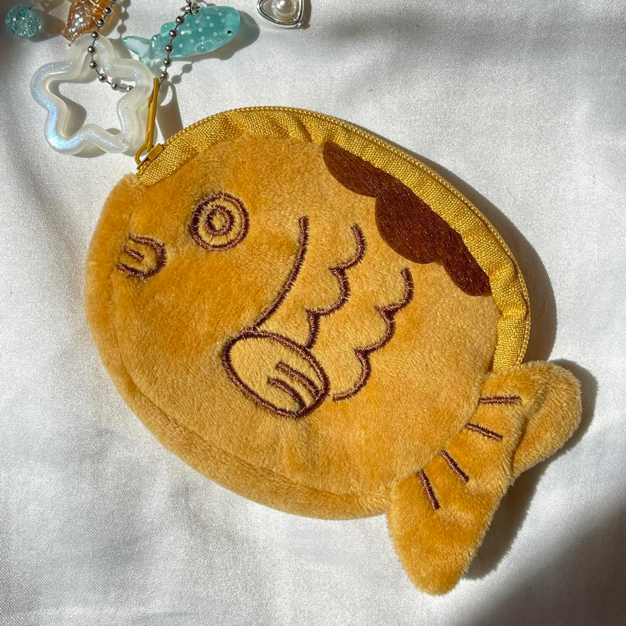 Taiyaki pouch keychain (made to order)