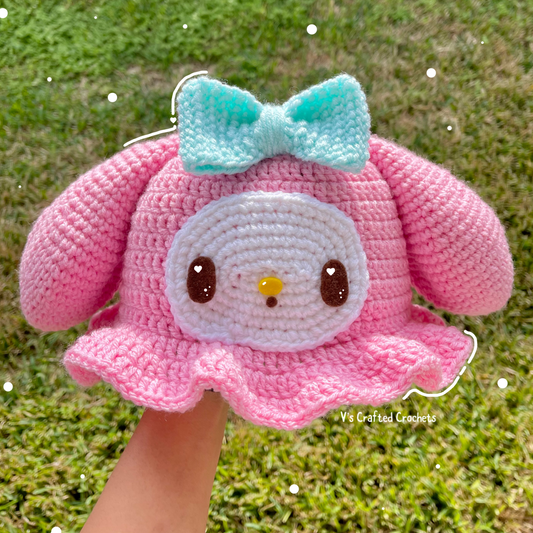 Pink Bunny Hat