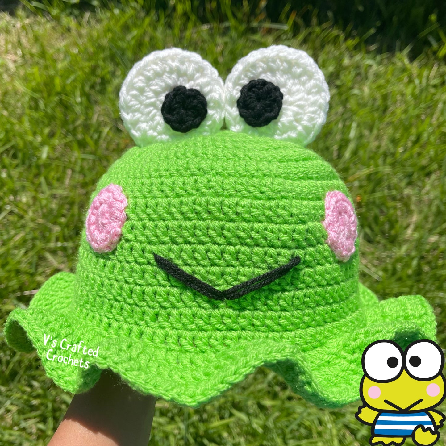 Green Frog Hat