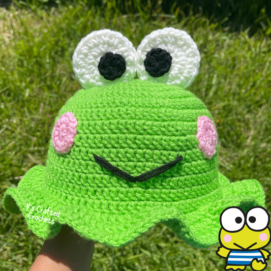 Green Frog Hat