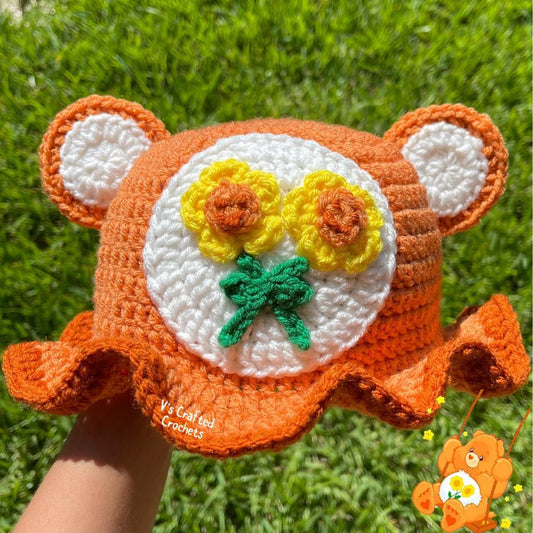 Friendship🌻bear care bear bucket hat