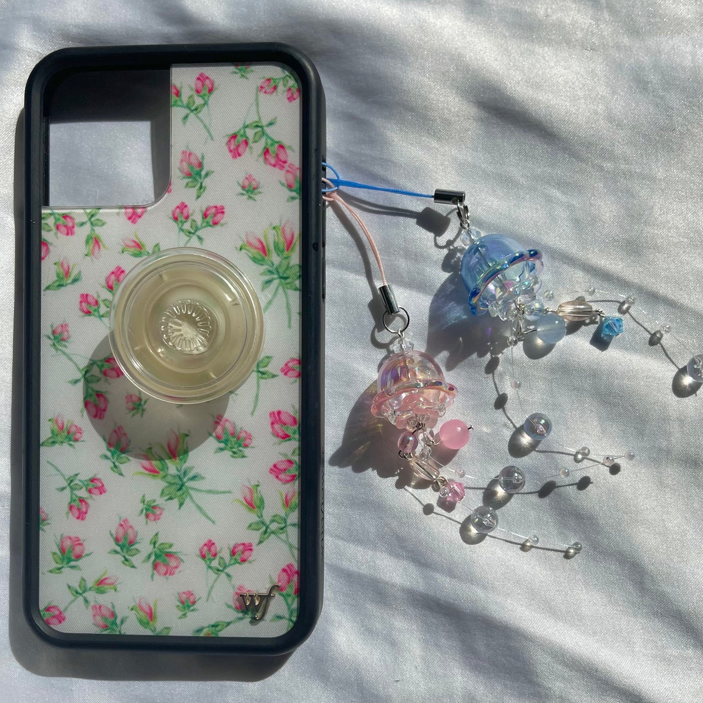 Jellyfish phone charms