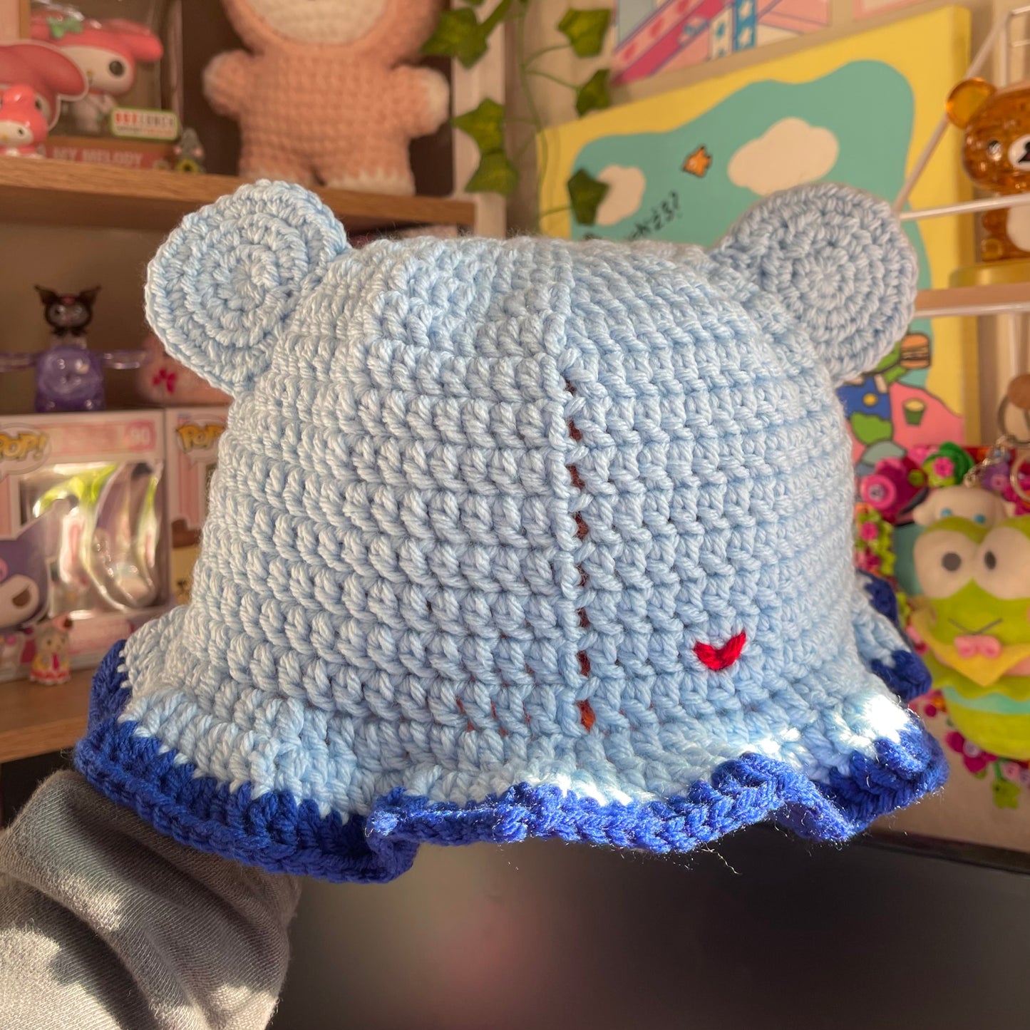 Grumpy🌧️bear bucket hat