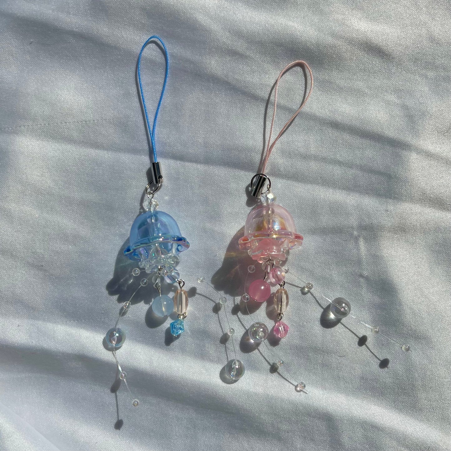 Jellyfish phone charms
