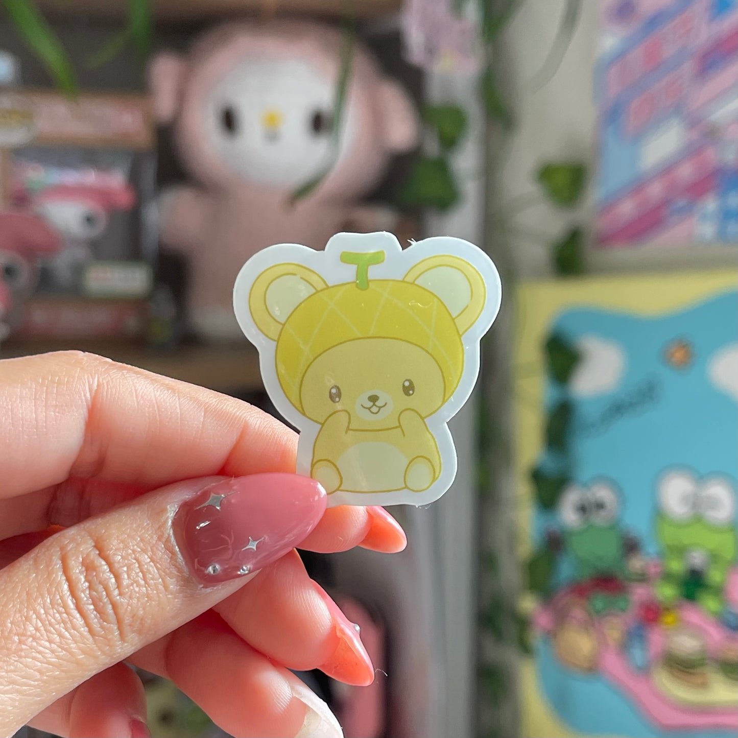 Melon bear stickers
