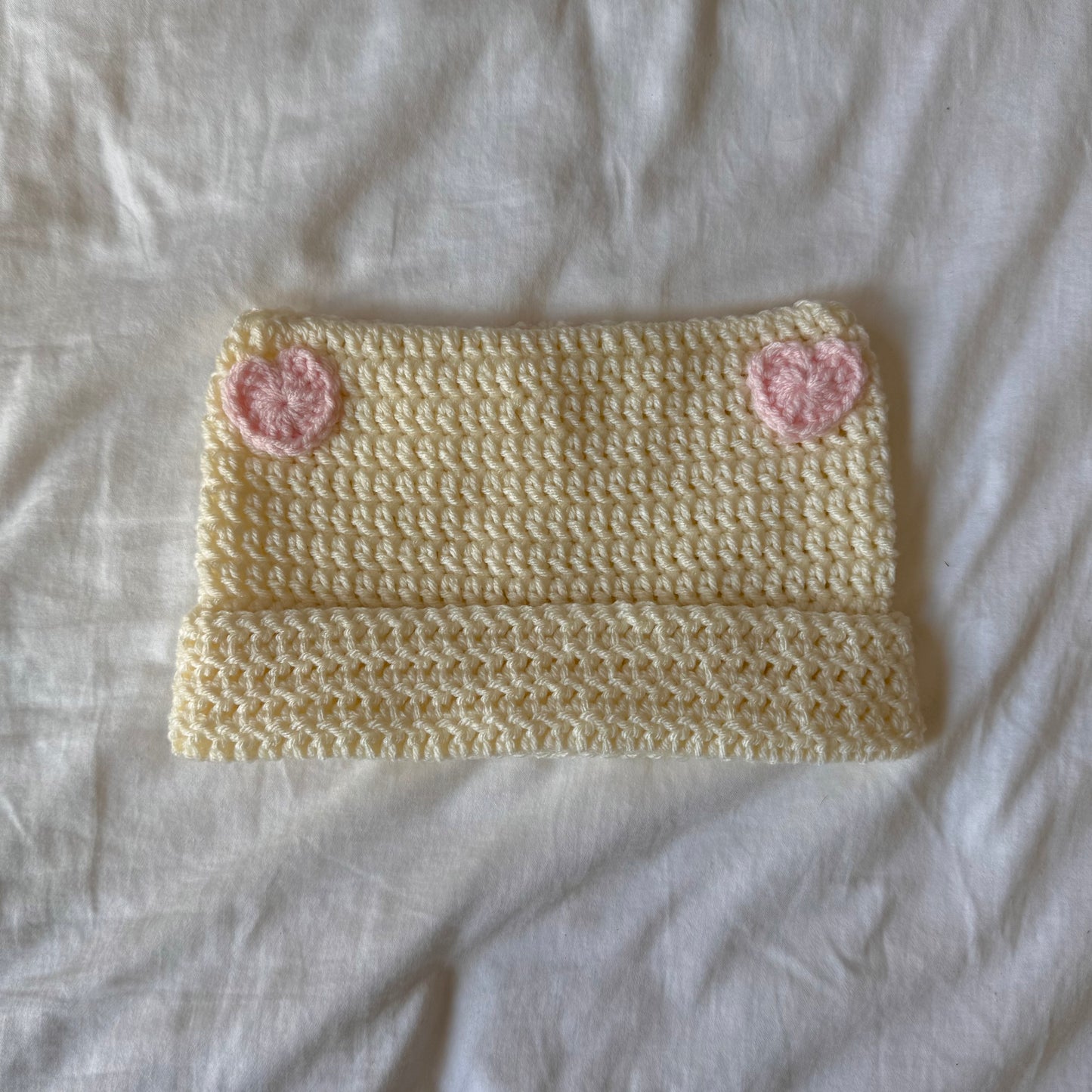 Heart cat beanies