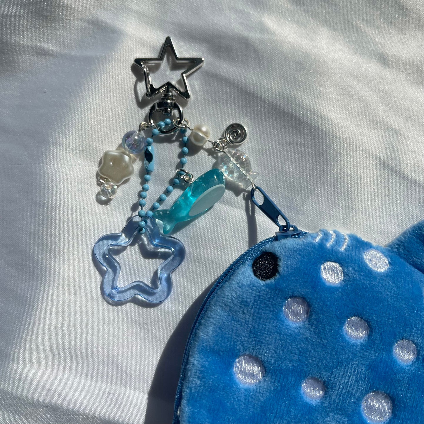Whale shark pouch keychain