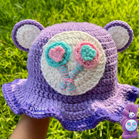 Share🍭bear care bear bucket hat