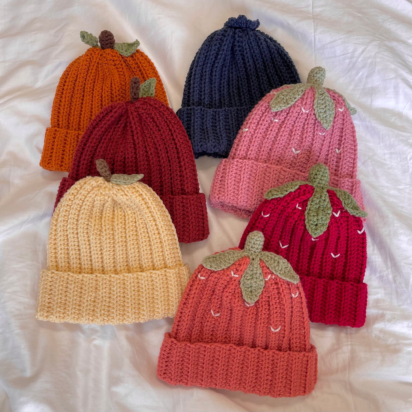 Fruit beanie pattern (pdf)