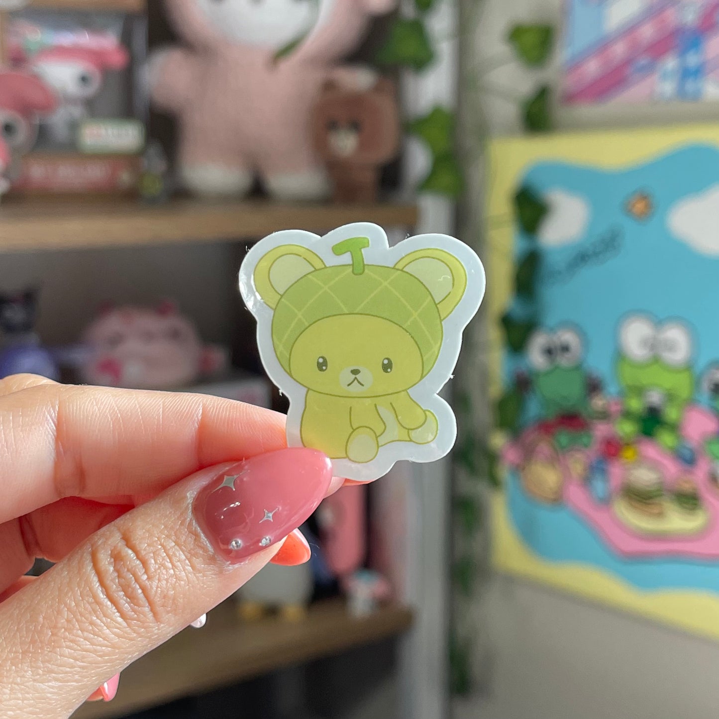 Melon bear stickers