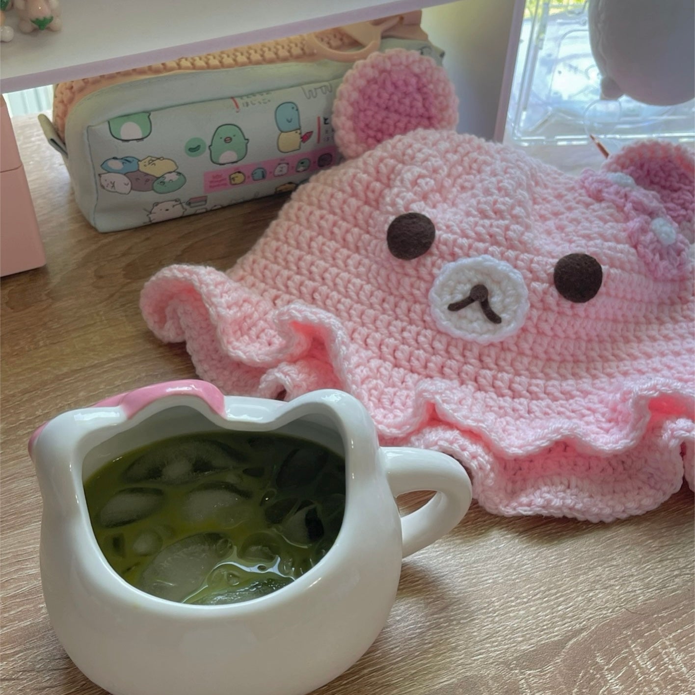 Sakura kuma bucket hat