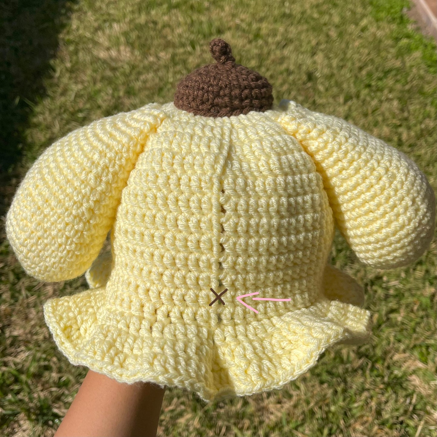 Pompom Puppy Hat