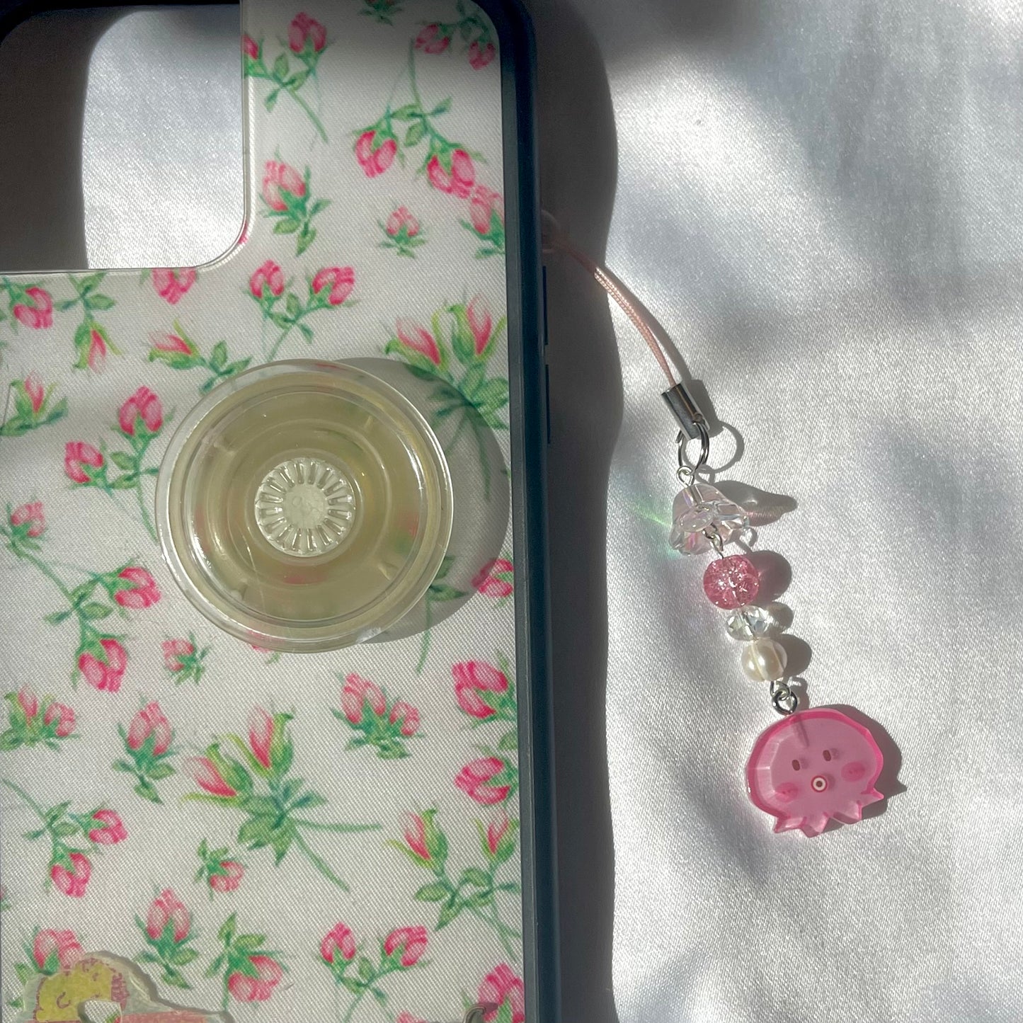 Little squid phone charm (made to order)
