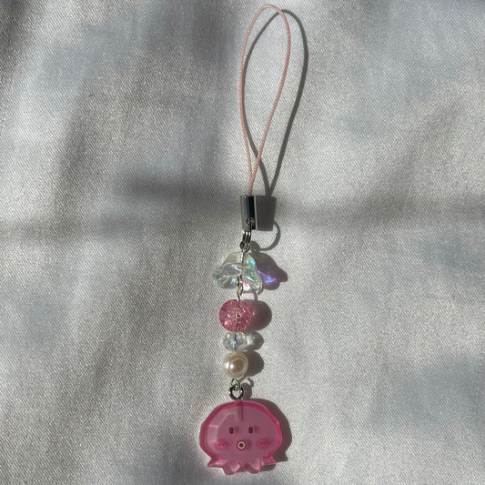 Little squid phone charm (made to order)