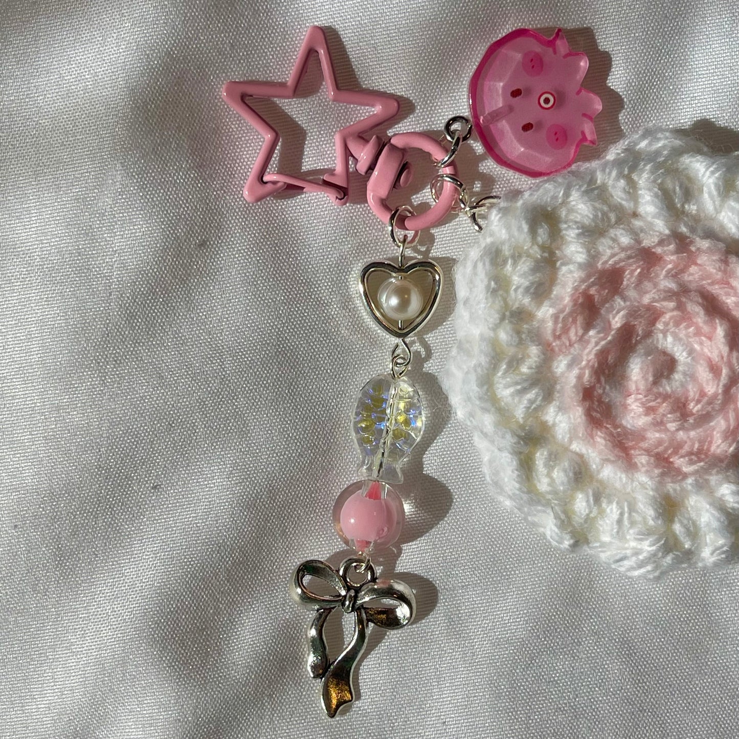 Fish cake keychain (made to order)