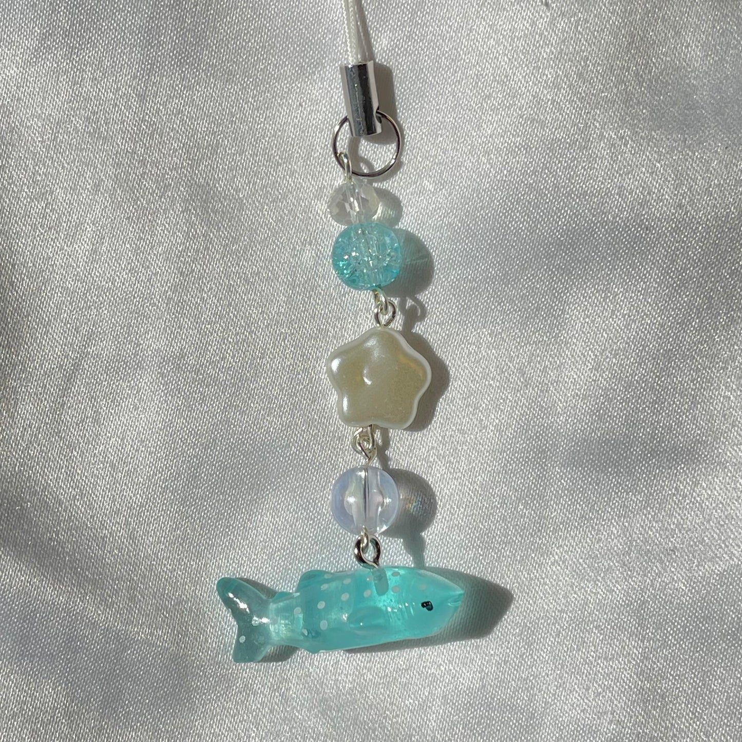 Whale shark phone charm (made to order)