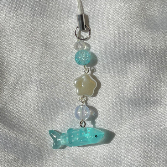 Whale shark phone charm (made to order)