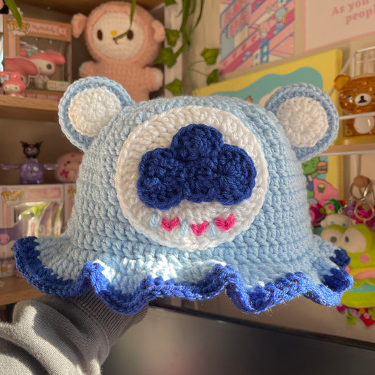 Grumpy🌧️bear bucket hat