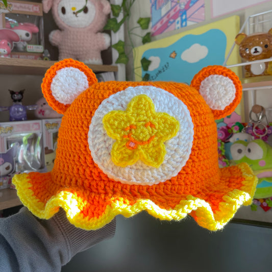 Laugh-a-lot⭐️bear care bear bucket hat